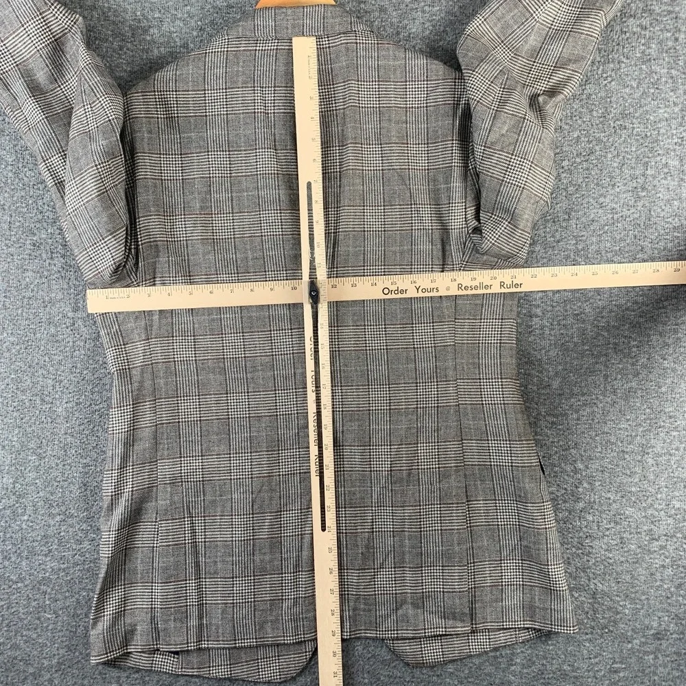 Bonobos Blazer Jacket Men 42R Brown Glen Check Hiundstooth Linen Cashmere